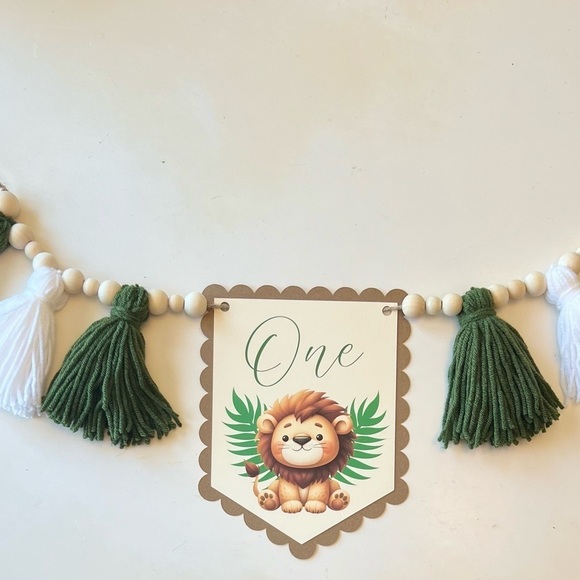 New - High Chair First Birthday Banner - Picture 3 of 5